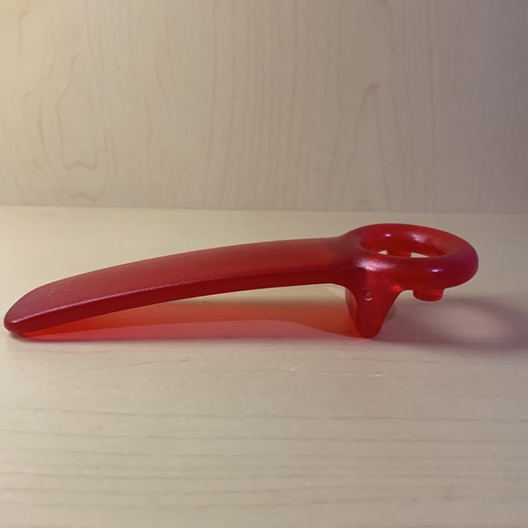 BRIX JarKey Jar Opener Semi Translucent Red 5" - Made in Denmark - Picture 4 of 10